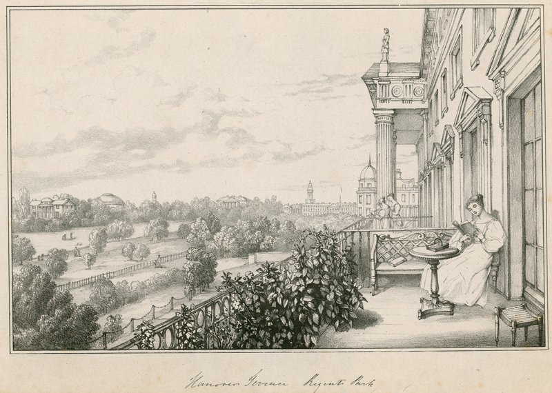 Hannover Terrace, Regents Park, Londra da English School