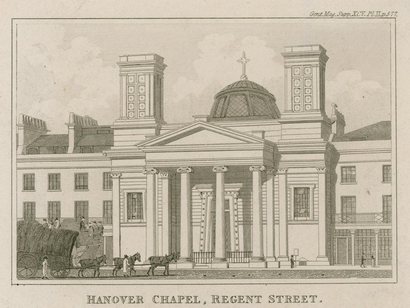Hanover Chapel, Regent Street, Londra da English School