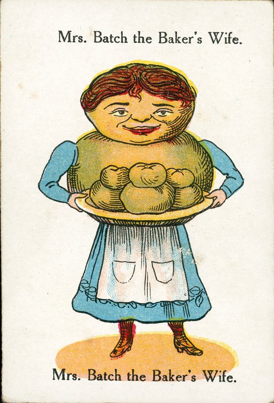 Famiglie felici, c 1920: Signora Batch, la moglie del fornaio da English School