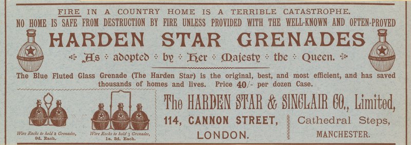 Pubblicità di Harden Star Granades da English School