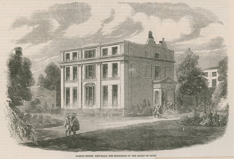 Harley House, New Road, Londra, la residenza della Regina di Oude da English School