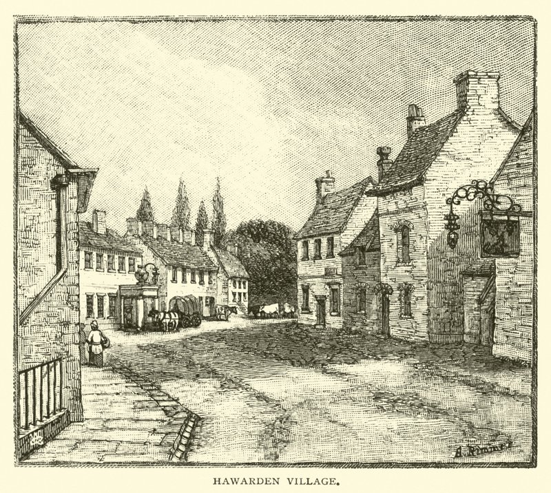 Villaggio di Hawarden da English School