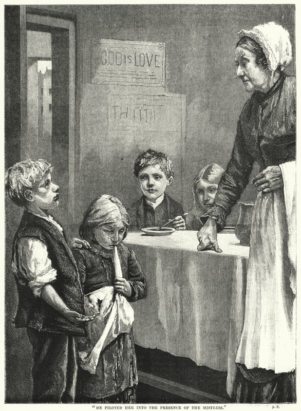 "La guidò alla presenza della padrona" (incisione) da English School
