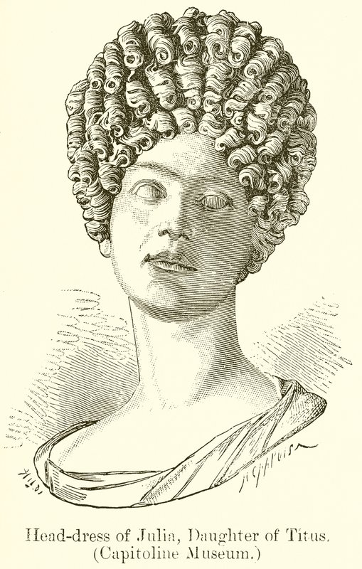 Acconciatura di Giulia, figlia di Tito (Museo Capitolino) da English School