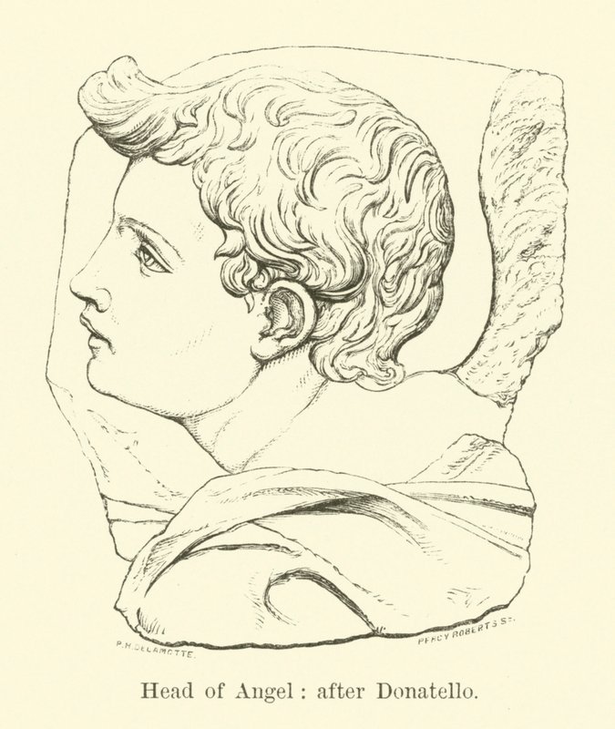 Testa di angelo da English School