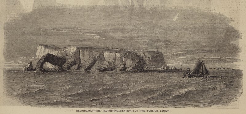 Helgoland, la stazione di reclutamento per la Legione Straniera da English School