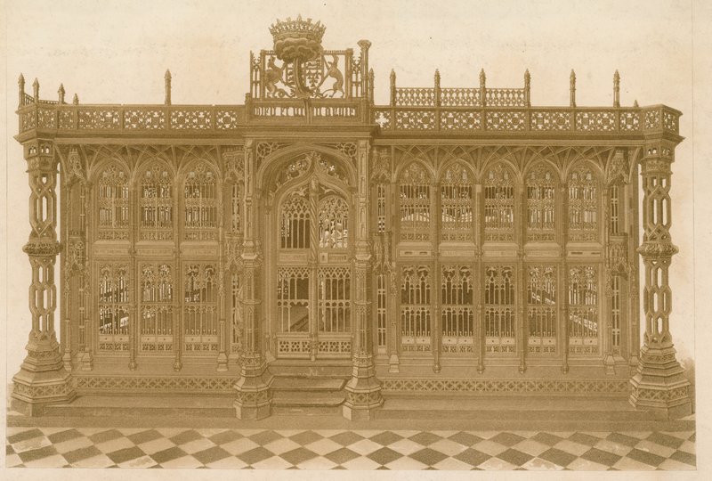 Cappella di Enrico VII, Abbazia di Westminster, Londra da English School