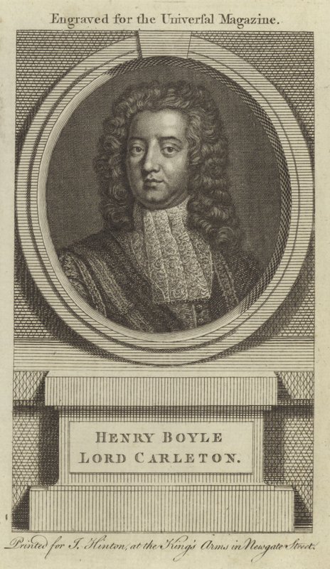 Henry Boyle, Lord Carleton da English School