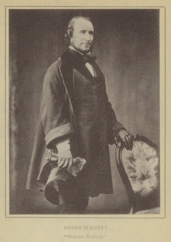 Henry Burnett, Nicholas Nickleby (litografia) da English School