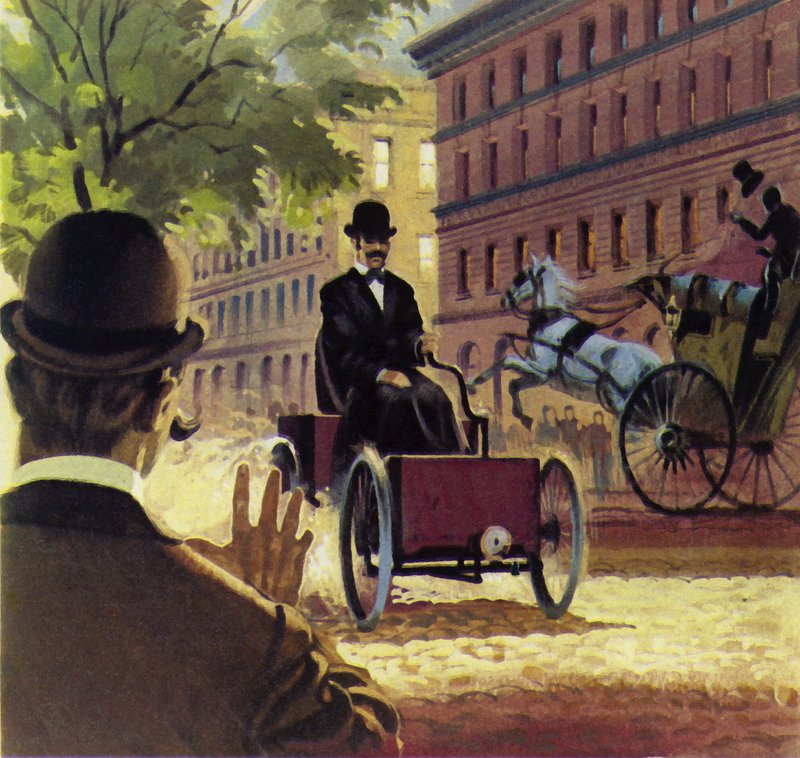 Henry Ford produsse la sua prima auto costruita a mano nel 1892 da English School