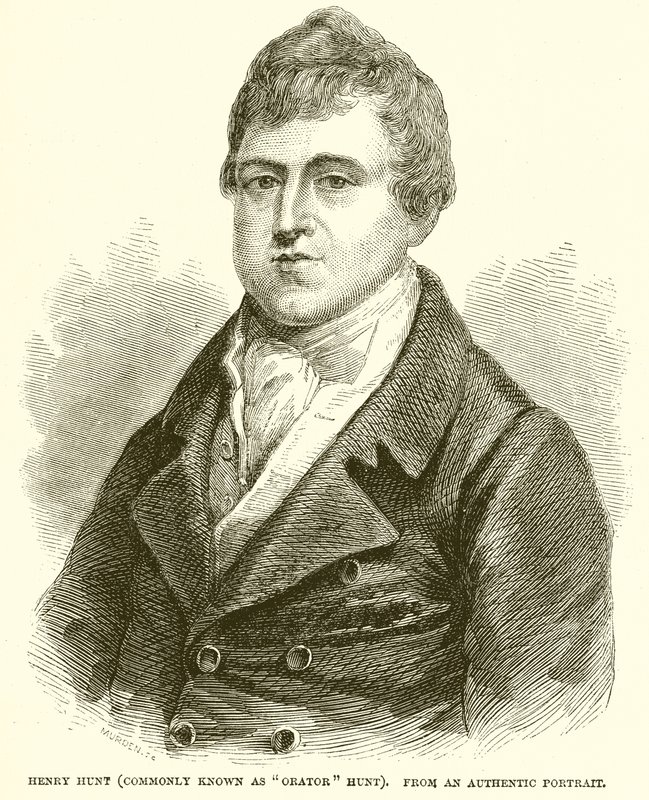 Henry Hunt (Conosciuto come Orator Hunt) da English School