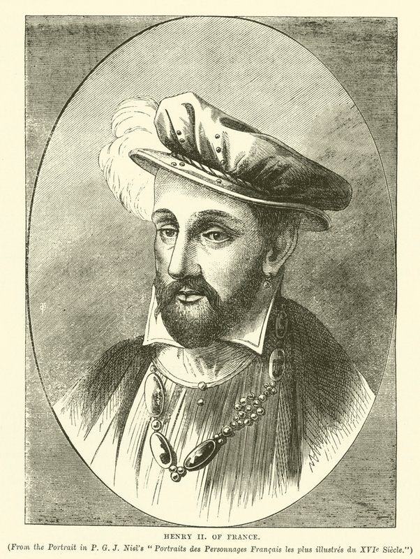 Enrico II di Francia da English School