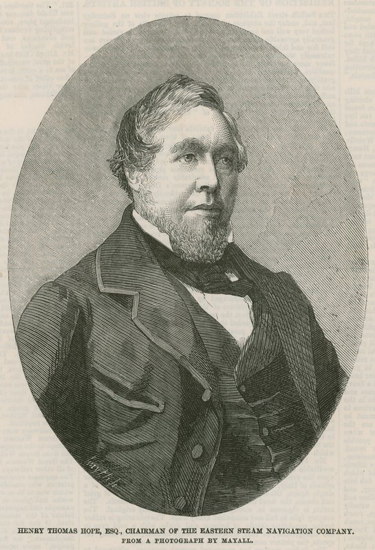 Henry Thomas Hope, presidente della Eastern Steam Navigation Company da English School