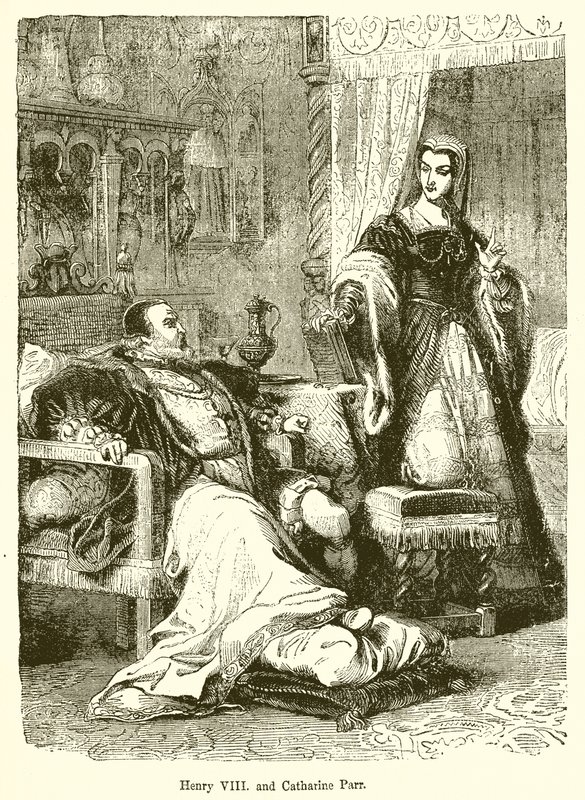 Enrico VIII e Caterina Parr da English School