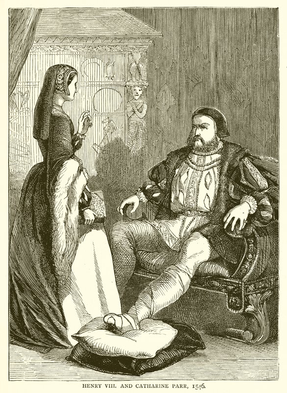 Enrico VIII e Caterina Parr, 1546 da English School