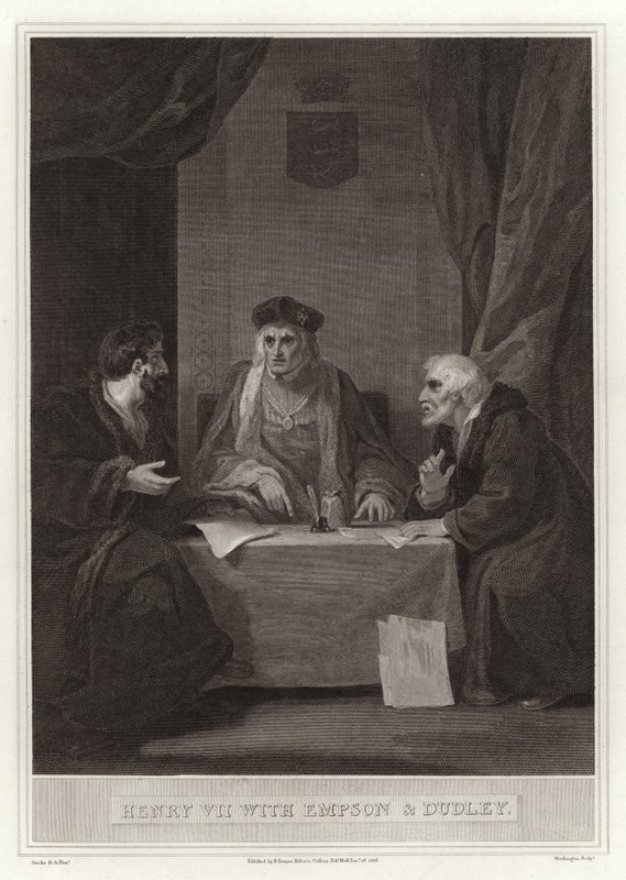 Enrico VII con Empson e Dudley da English School