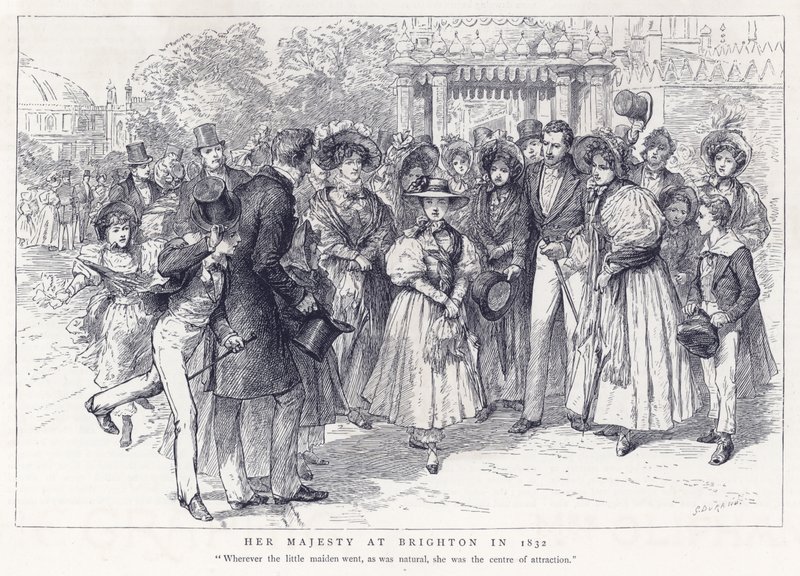 Sua Maestà a Brighton nel 1832 da English School