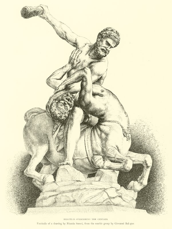 Ercole che sconfigge il centauro da English School