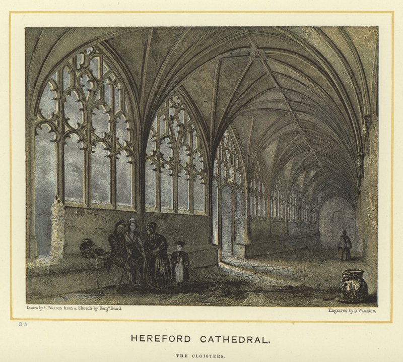 Cattedrale di Hereford, i chiostri da English School