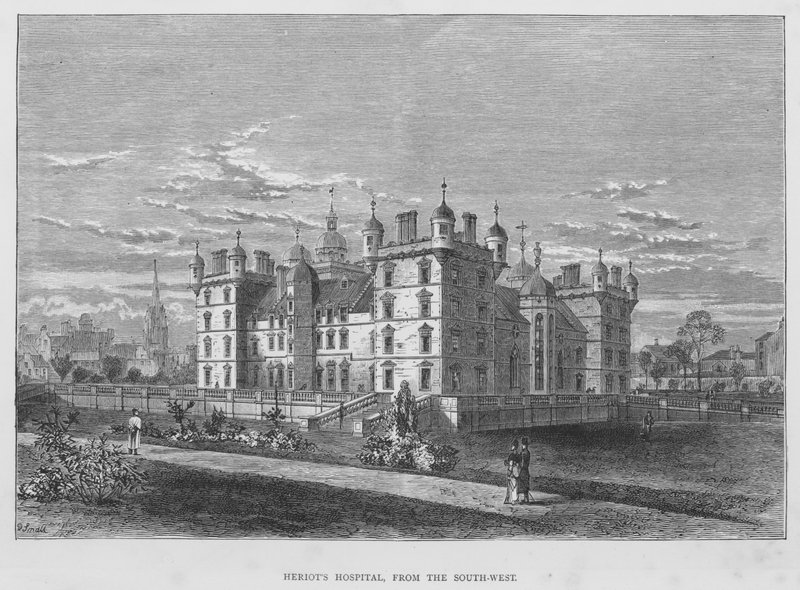 Ospedale di Heriot, dal Sud-Ovest da English School