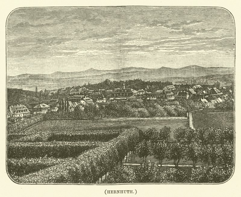 Hernhuth (incisione) da English School