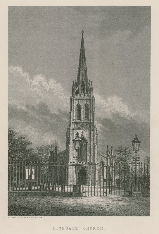 Chiesa di Highgate, Londra da English School