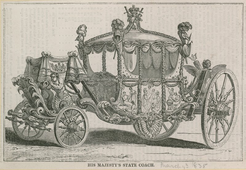 La carrozza di stato di Sua Maestà da English School