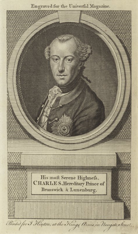 Sua Altezza Serenissima, Carlo, Principe Ereditario di Brunswick e Lunenburg da English School
