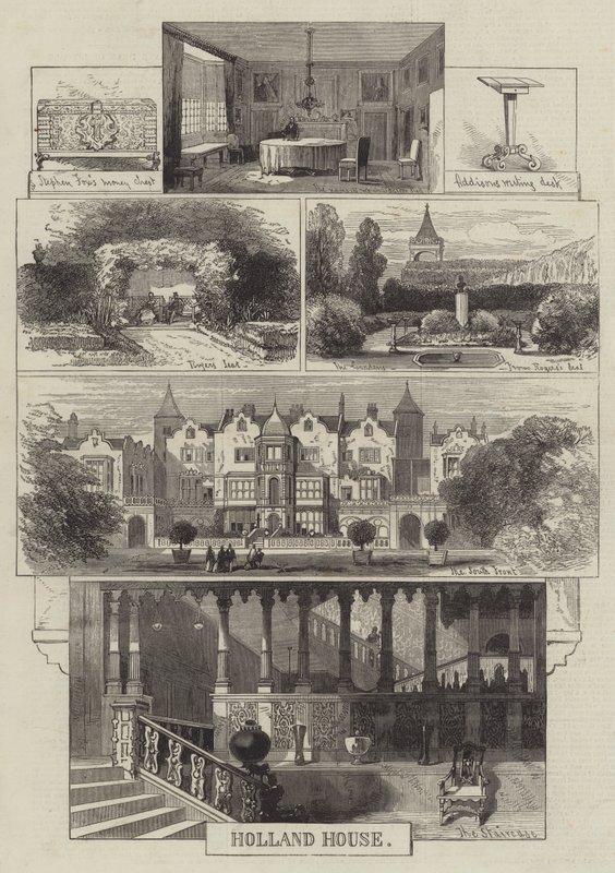 Holland House (incisione) da English School