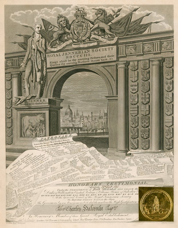 Membro Onorario della Royal Jennerian Society da English School