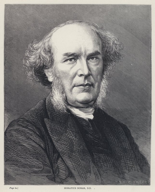 Horatius Bonar, DD (incisione) da English School