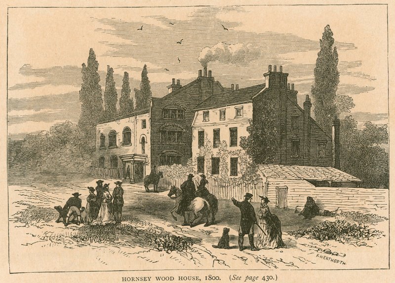 Casa di Hornsey Wood, Londra, 1800 da English School
