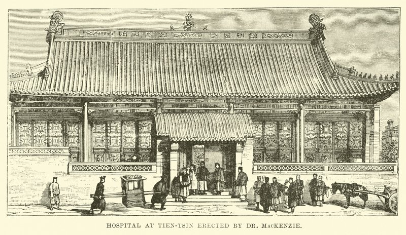 Ospedale a Tien-tsin eretto dal Dr. MacKenzie da English School