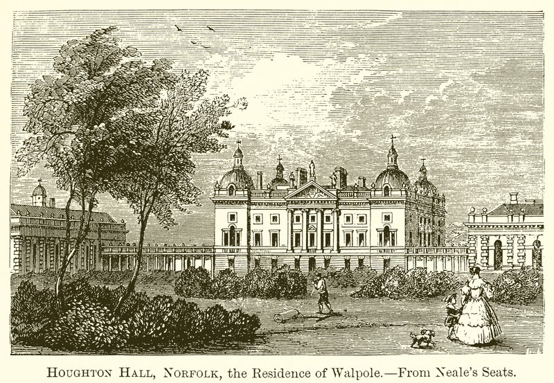 Houghton Hall, Norfolk, la residenza di Walpole da English School