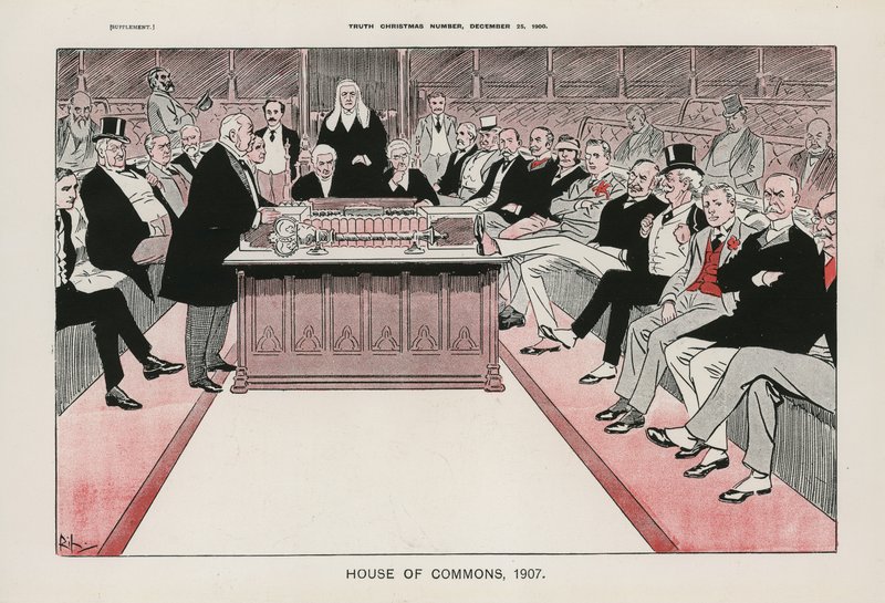 Camera dei Comuni, 1907 da English School