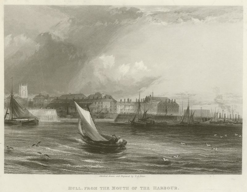 Hull, dalla bocca del porto da English School