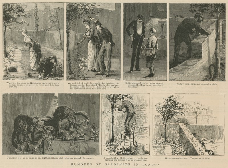 Umorismo del giardinaggio a Londra da English School