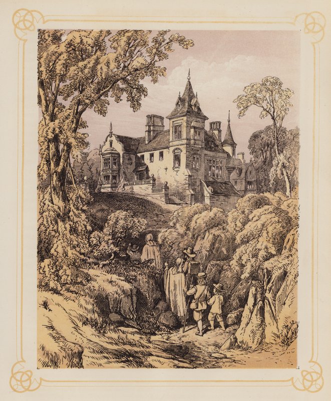 Illustrazione per Il progresso del pellegrino di Bunyan da English School