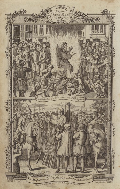 Illustrazione per il Libro dei martiri di Fox da English School