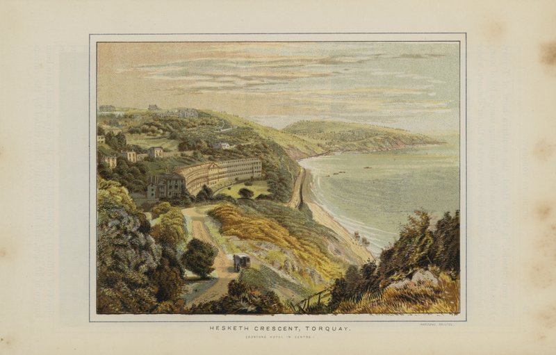 Illustrazione per la Guida di Torquay da English School