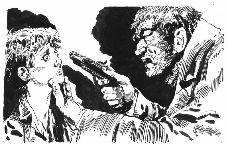 Illustrazione per Oliver Twist di Charles Dickens da English School