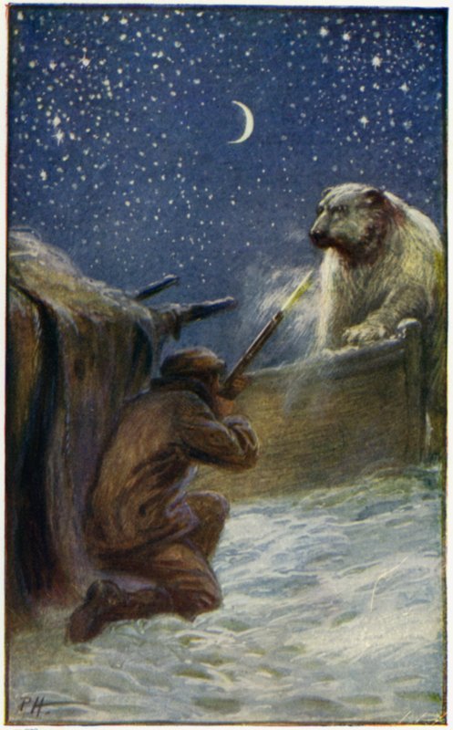 Illustrazione per Peter The Whaler di William H G Kingston da English School