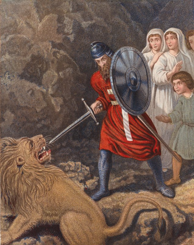 Illustrazione per il Progresso del Pellegrino di John Bunyan da English School