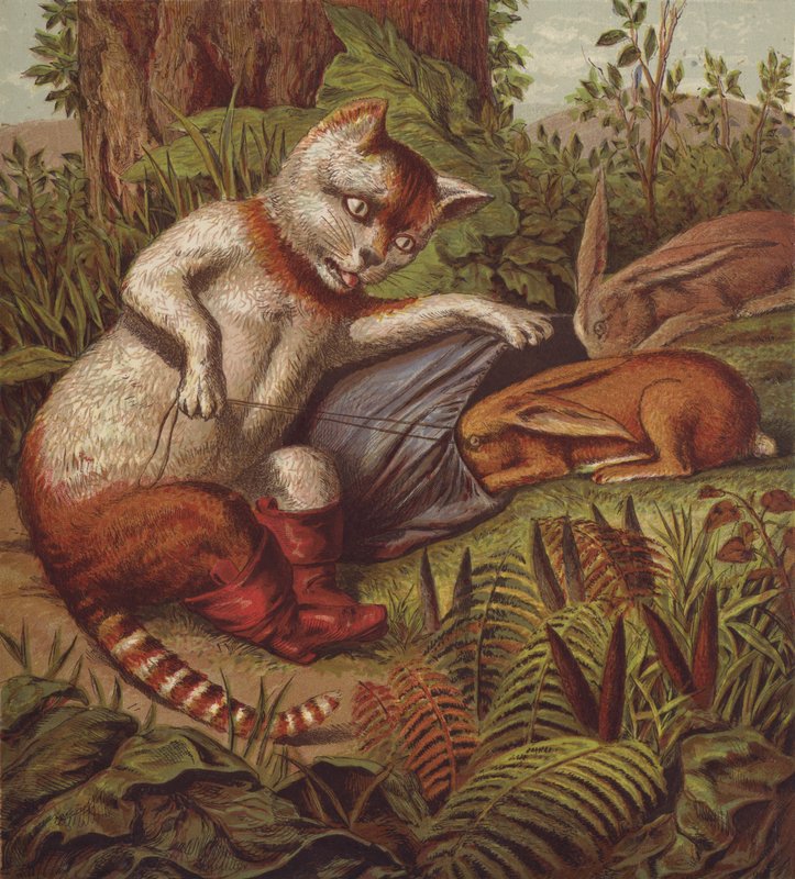 Illustrazione per Il gatto con gli stivali da English School