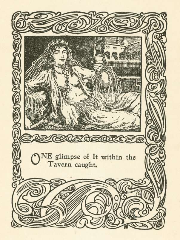 Illustrazione per Rubaiyat di Omar Khayyam (litografia) da English School
