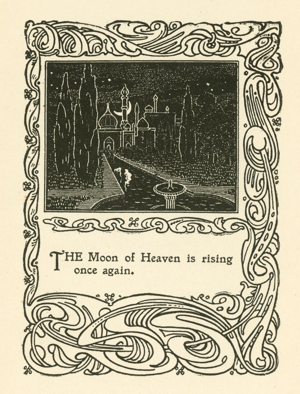 Illustrazione per Rubaiyat di Omar Khayyam (litografia) da English School