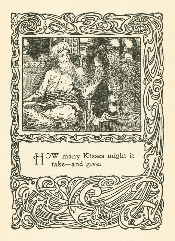 Illustrazione per Rubaiyat di Omar Khayyam (litografia) da English School