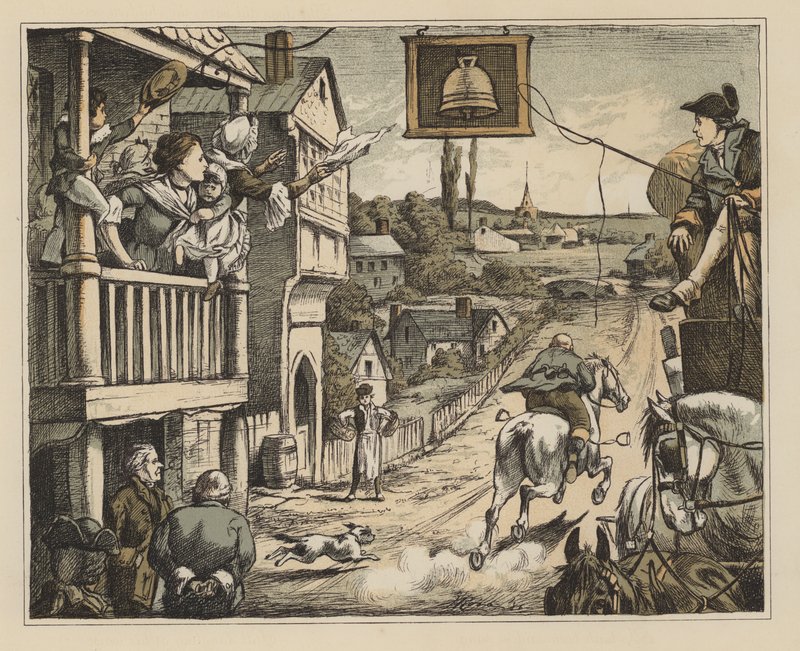 Illustrazione per La divertente storia di John Gilpin di William Cowper da English School
