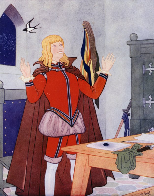 Illustrazione per Il Principe Felice di Oscar Wilde da English School