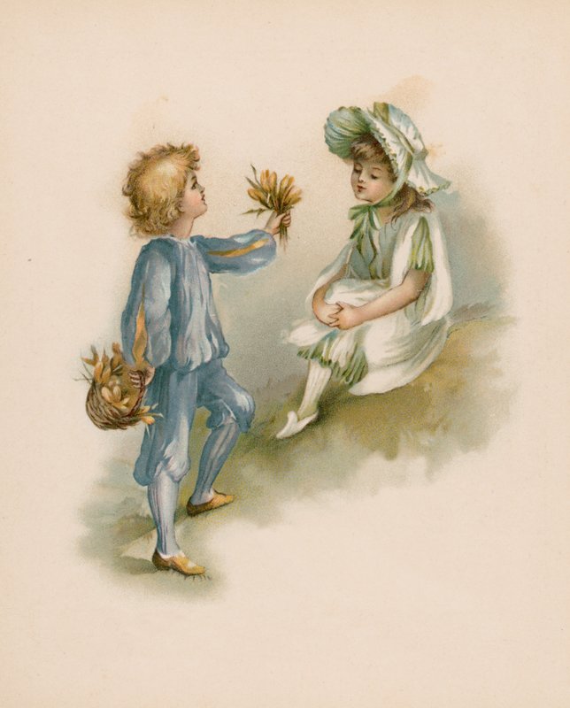 Illustrazione per The Language Of Flowers da English School